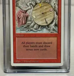 Magic the Gathering MTG Revised Wheel of Fortune Rare 1994 CGC Graded 7.5 NM+ - Image 3