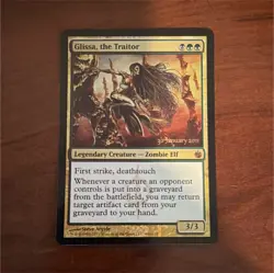 Wizards Glissa, the Traitor Legendary Creature Mythic Foil Mirrodin Besieged - Image 1
