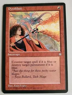 Pyroblast Ice Age Regular LP Lightly Played MTG - Image 1