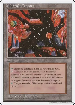 Mishra's Factory [4ED - ] - LP [Normal] TCG MTG - Image 1