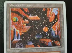 MTG Mishra's Factory Fourth Edition 4ED LP Reserved List Land MTG - Image 2