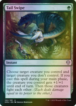 MTG Tail Swipe Foil ** Dominaria United ** English (NM) - Image 1