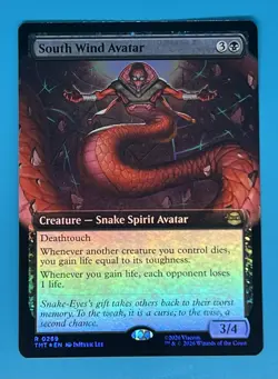 South Wind Avatar EXTENDED ART MTG Teenage Mutant Ninja Turtle Foil - Image 1