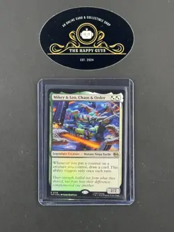 MTG Mikey & Leo, Chaos & Order (Foil) #158 Teenage Mutant Ninja Turtles - Image 1