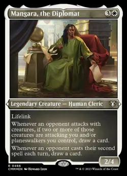 MTG Mangara, the Diplomat - Foil Etched, NM-Mint, English Commander Masters - Image 1