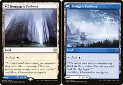 MTG Hengegate Pathway // Mistgate Pathway, NM-Mint, English The List Reprints - Image 1