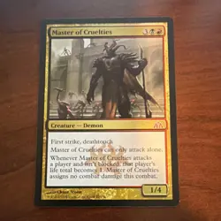 Wizards Master of Cruelties Creature Demon Red Black Magic: The Gathering - Image 1