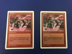 Magic The Gathering Smoke x2 5th Edition CCG MTG Vintage Red - Image 1
