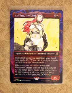 Ashling, the Limitless Altered Art Hand Painted MTG Magic the Gathering Anime - Image 2
