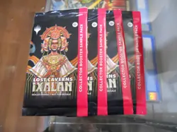 MtG Lost Caverns of Ixalan Collector Booster Sample Pack x4 unopened! - Image 1