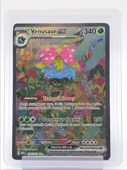 VENUSAUR EX 2023 POKEMON S&V 151 SPECIAL ILLUSTRATION RARE 198/165 Q5700 - Image 1