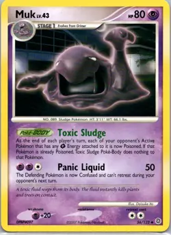 Pokemon TCG Muk 56/132 Secret Wonders LP - Image 1