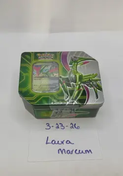 POKEMON PARADOX CLASH IRON LEAVES EX TIN~NEW FACTORY SEALED~FREE SHIPPING - Image 1