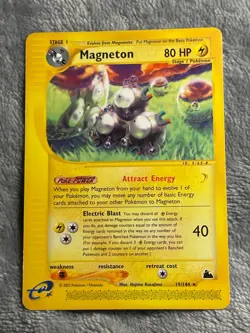 Magneton 19/144 Skyridge *Not Holo* 2003 Pokemon Card - Image 1