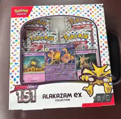 Pokemon TCG: Scarlet & Violet-151 Alakazam EX Collection Box SEALED In Hand 820650855269 - Image 1