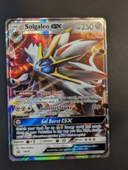 Solgaleo GX SM16 Ultra Rare Sun & Moon Promo Pokemon - Image 1
