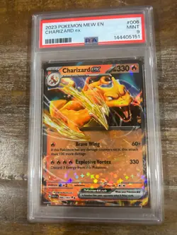Pokemon 2023 Mew En 151 CHARIZARD EX #006 PSA 9 Mint RARE 2 - Image 1