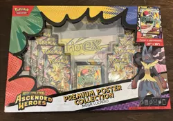 Pokemon Ascended Heroes Premium Poster Collection Lucario New - Image 1