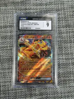 Charizard ex 006/165 Sv2a: Pokemon Card 151 Holo (Japanese) CGC 9 - Image 1