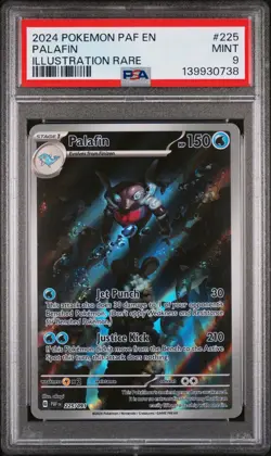 2024 POKEMON PAF EN-PALDEAN FATES #225 PALAFIN ILLUSTRATION RARE - Image 1