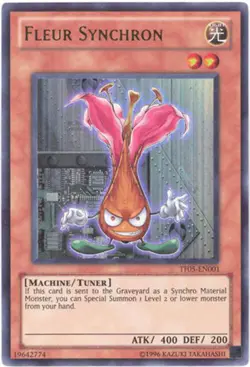 Yu-Gi-Oh Card - TF05-EN001 - FLEUR SYNCHRON (ultra rare holo) - NM/Mint - Image 1
