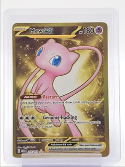 MEW EX 2023 POKEMON SCARLET & VIOLET 151 HYPER RARE FA 205/165 Q5700 - Image 1
