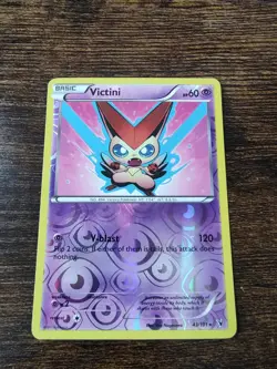 Victini 43/101 Noble Victories Reverse Holo Rare Pokemon Card - Image 1