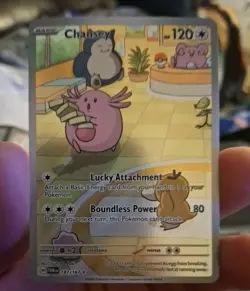 Pokemon Chansey Illustration Rare SV06: Twilight Masquerade 187/167 NM - Image 1
