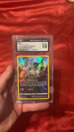 2023 Pokemon Crown Zenith Galarian Gallery #GG10 Mew CGC 10 GEM MINT - Image 1