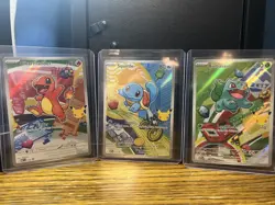 Pokemon First Partner Illustration Collection MEP Bulbasaur Charmander Squirtle - Image 1