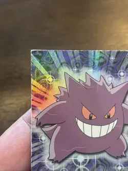 Pokemon Topps Gengar Animation Series 2 Rainbow Foil #94 Holo Vintage TCG Banger - Image 3