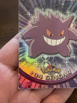 Pokemon Topps Gengar Animation Series 2 Rainbow Foil #94 Holo Vintage TCG Banger - Image 4