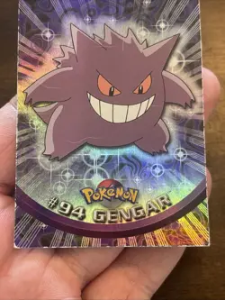 Pokemon Topps Gengar Animation Series 2 Rainbow Foil #94 Holo Vintage TCG Banger - Image 5