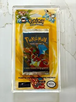 Pokemon Booster BLISTER Pack Acrylic Magnetic Case *two magnets on top thicker* - Image 1
