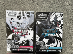 Pokemon Scarlet & Violet Black Bolt, White Flare 2 Pack Booster Bundle ✅SEALED✅ - Image 1