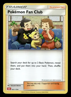 Pokemon Fan Club 022/034 CLC Classic Collection Pokemon NM - Image 1