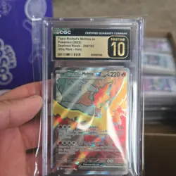 The Pokemon Company Team Rocket's Moltres ex CGC Pristine 10 Holo 208/182 - Image 1
