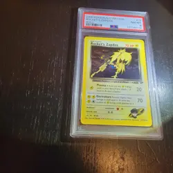Rocket's Zapdos- Gym Challenge Holo - PSA NM-MT 8 Beautiful Rare vintage pokemon - Image 3