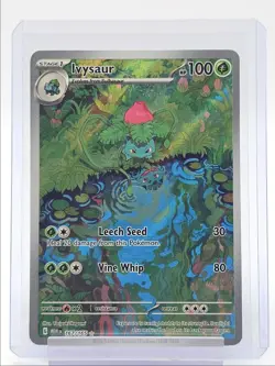 IVYSAUR 2023 POKEMON SCARLET & VIOLET 151 ILLUSTRATION RARE FA 167/165 Q5700 - Image 1