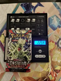 VERY HEAVY! 22.54Gram Obsidian Flames Pokemon TCG Factory Sealed Booster Pack!!! - Image 1