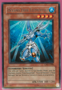 OCEANO EROE ELEMENTALE (Elemental Hero Ocean) • Rara • CP07 IT006 • Unl • Yugioh - Image 1