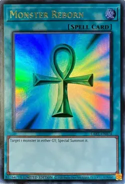 1x (NM) Monster Reborn - LART-EN074 - Ultra Rare - Limited Edition YuGiOh - Image 1