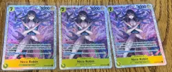 One Piece - 3x Nico Robin EB03-055 (SR) Heroines Edition English NM/M - Image 1