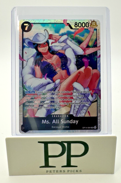 One Piece OP14-084 Ms. All Sunday Baroque Works SR Foil - Image 1