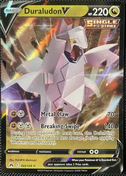 Duraludon V 103/159 Crown Zenith Holo - Pokemon Card - Image 1