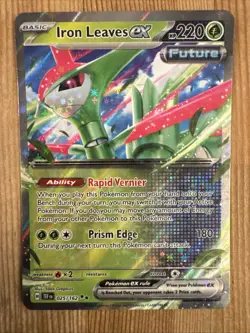 Iron Leaves ex - 025/162 - Pokemon Temporal Forces Ultra Rare Card NM - Image 1