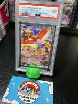 PSA 9 Ethan's Ho-oh EX Special Illustration Rare Destined Rivals Pokemon Card - Image 2