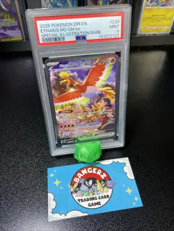 PSA 9 Ethan's Ho-oh EX Special Illustration Rare Destined Rivals Pokemon Card - Image 3