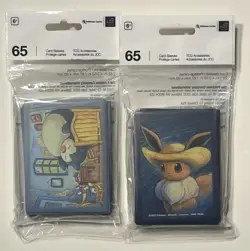 Pokemon Center × Van Gogh Museum Eevee & Snorlax Inspired Card Sleeves - Image 1