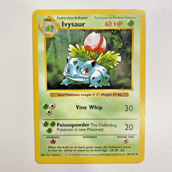 Ivysaur 30/102 Base Set (Shadowless) Regular LP - Pokemon Card - Image 1